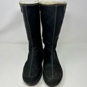 Teva Tonalea Boot Black Waterproof Leather Upper Rubber Outsoles Women’s Size 9